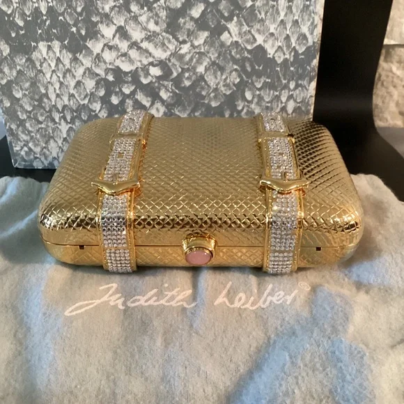 Vintage Judith Leiber Couture Valise Clutch - Picture 7 of 16